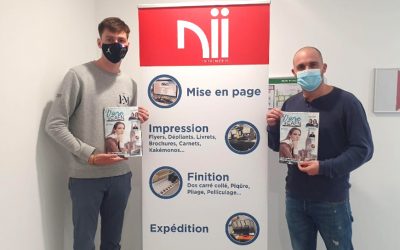 NII, imprimeur officiel du magazine Vivre à Caen