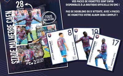 Album SM Caen : les packs de vignettes débarquent à la boutique !