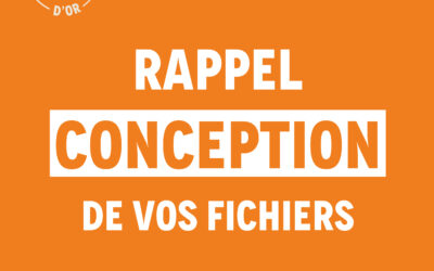 Le rappel conception des fichiers dédiés à l’impression